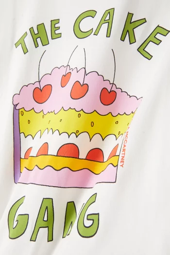 The Cake Gang Graphic-print T-shirt in Cotton