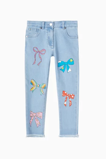 Bows Straight-fit Jeans in Organic Cotton Denim