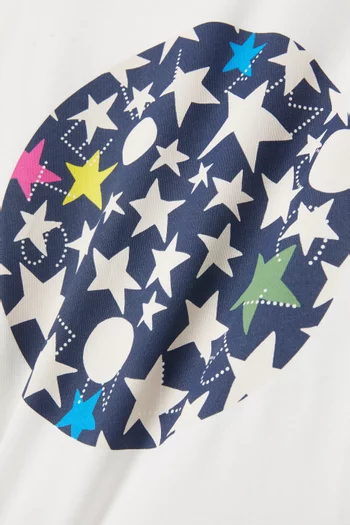 Star Printed T-shirt in Organic Cotton