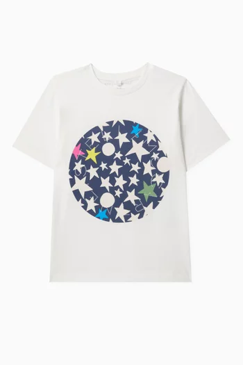 Star Printed T-shirt in Organic Cotton