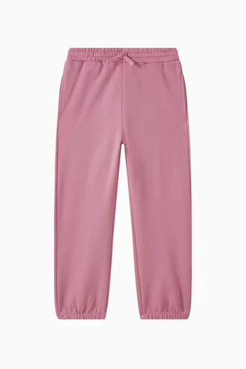 Patch-pocket Sweatpants in Organic Cotton