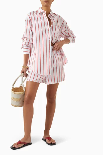 Lui Striped Boxer Shorts in Cotton