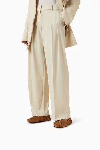 Emily Fringed Loafers in Suede