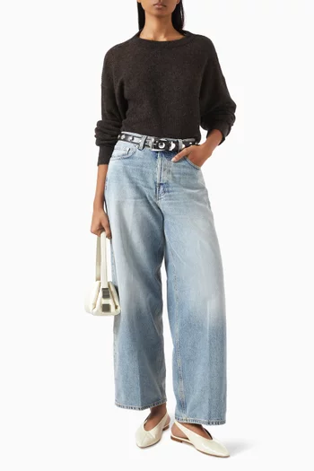 Bethany Wide-leg Jeans in Denim