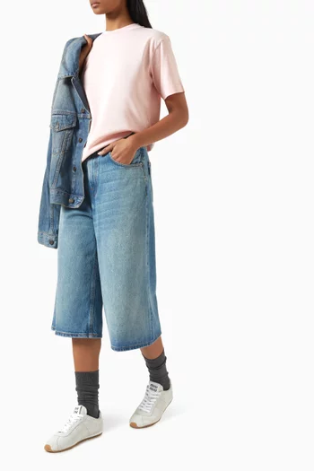 Belle Bermuda Shorts in Denim