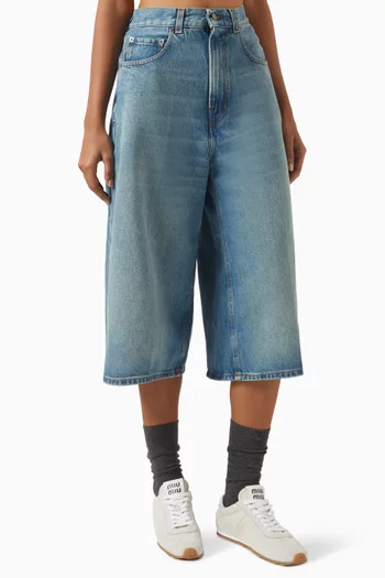 Belle Bermuda Shorts in Denim