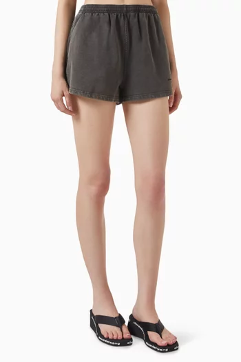 Running Shorts in Cotton-terry