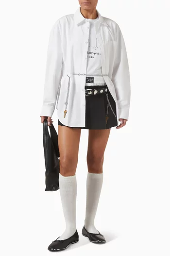 Waist-chain Shirt in Cotton