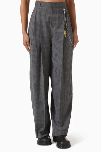 Chain Pants in Wool Blend