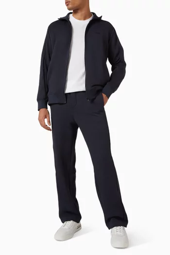 Jacquard Zip Sweatshirt