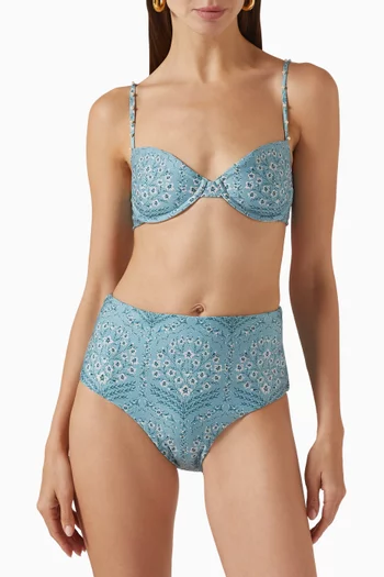 Magenta Ceiba Bikini Briefs
