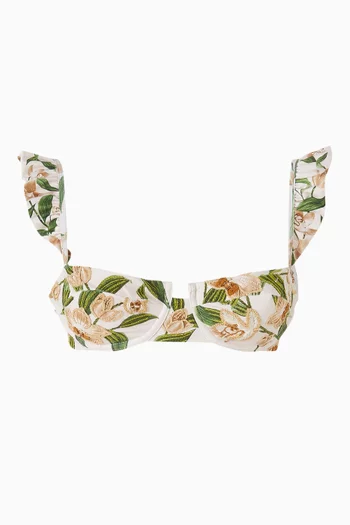 Kiwi Orquidea Bikini top