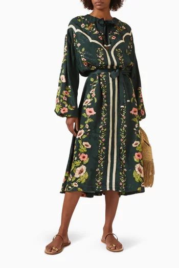 Zircón Mosquetero Kaftan in Viscose