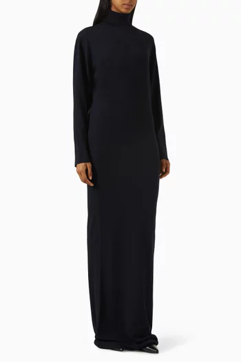 Lara Turtleneck Dress in Cashmere-wool