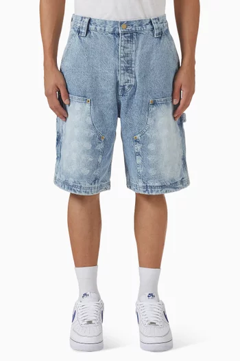 Diamonds & Dollars Shorts in Denim