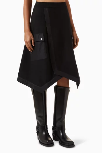 Utility Poplin Combo Skirt