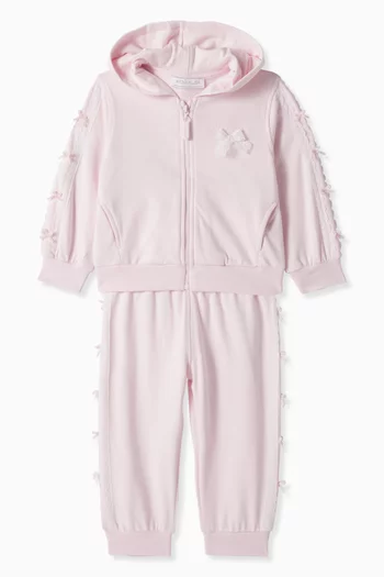 Bow Tracksuit in Cotton-blend