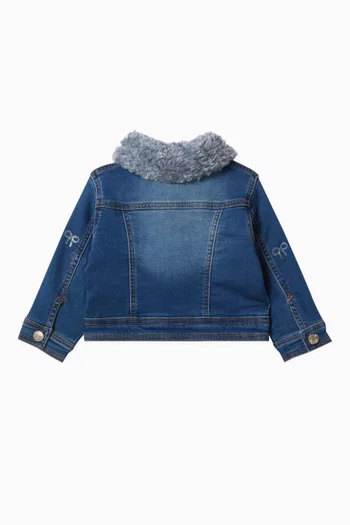 Embellished Jacket in Denim