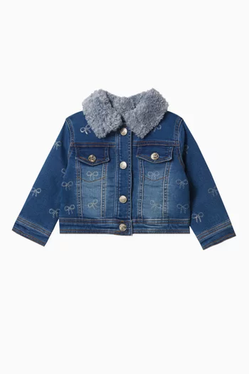 Embellished Jacket in Denim