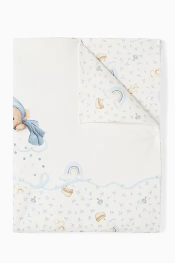 Teddy Bear-print Blanket