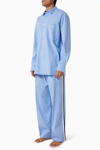 Long-sleeve Shirt in Cotton Poplin
