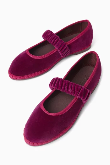 Mafalda Ballet Flats in Velvet