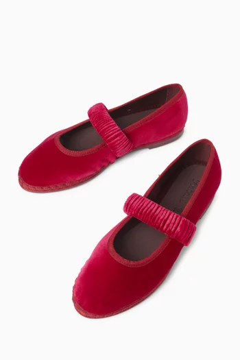 Mafalda Ballet Flats in Velvet