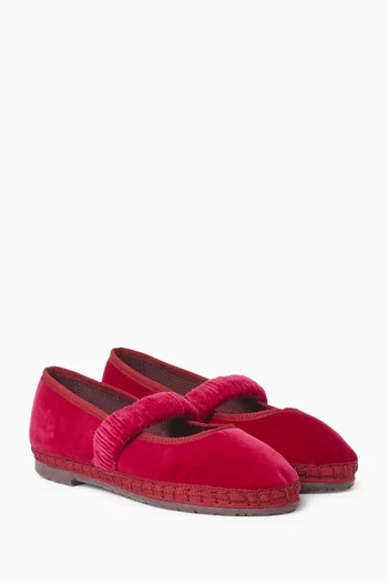 Mafalda Ballet Flats in Velvet