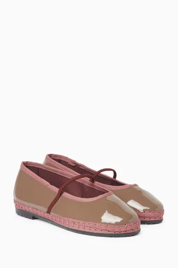 Celie Ballet Flats in Patent Leather