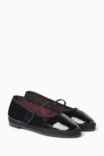 Celie Ballet Flats in Patent Leather