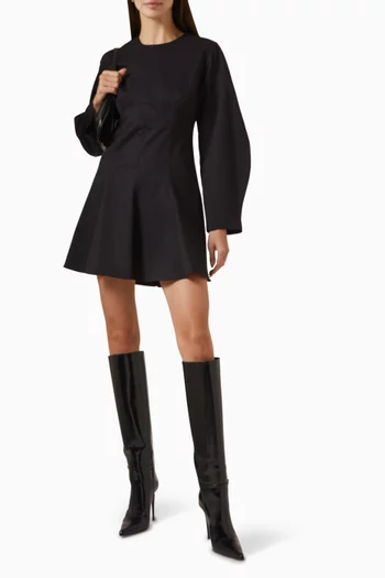 Seamed Mini Dress