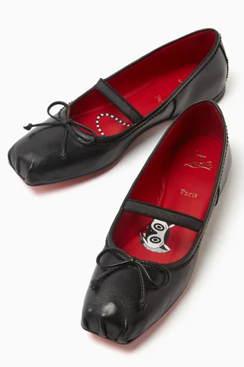 Ballet Flats in Leather