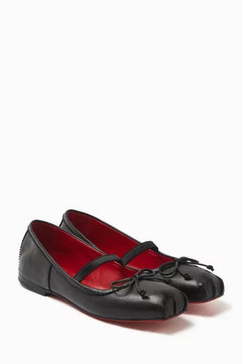 Ballet Flats in Leather