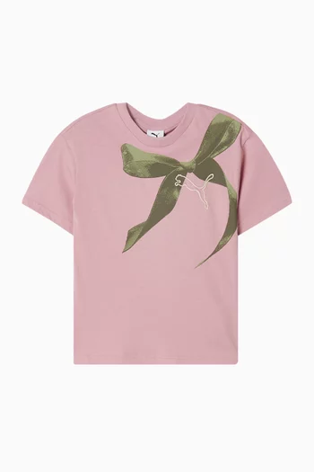 Bowtique T-shirt in Cotton