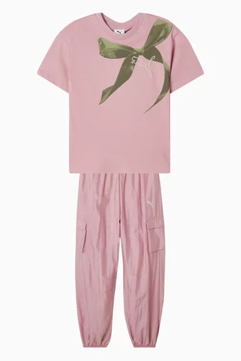 Bowtique Cargo Pants in Nylon