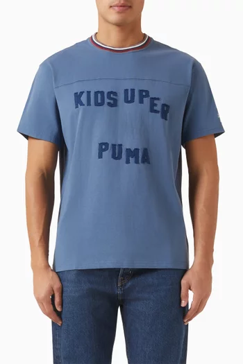 تي شيرت بطبعة قطن بوما × كيدسوبر