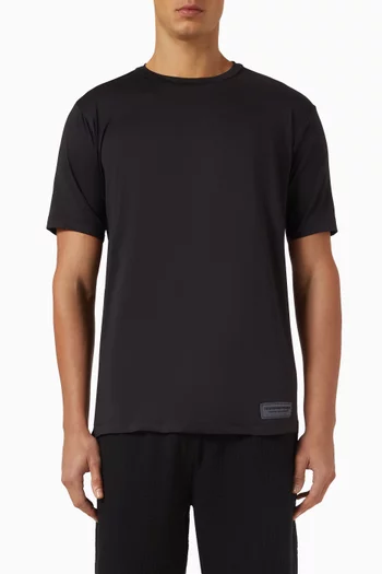 تي شيرت بقصة عادية قماش مريح خفيف الوزن