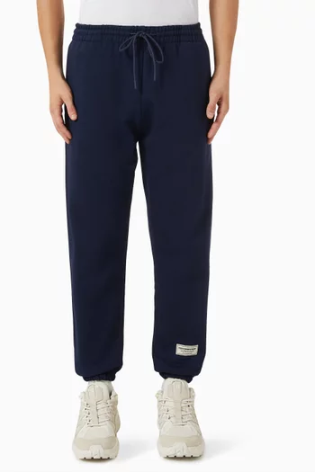 بنطال رياضي فضفاض مزيج قطن عضوي