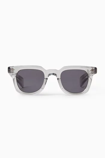 Vendome D-frame Sunglasses in Laminated Acetate