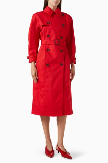 Le Trench Citta Coat in Cotton Gabardine