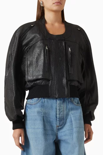 The Tore Jacket in Grained Leather