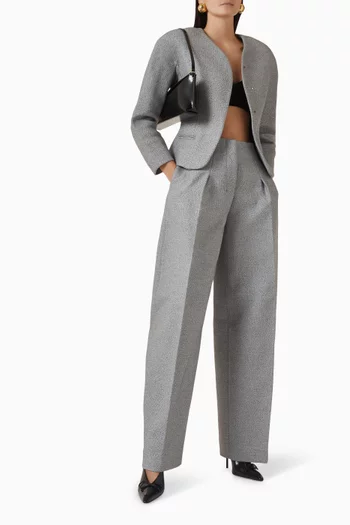 Le Curvo Pants in Wool Blend