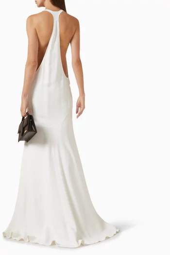 La Robe Marcel Dress in Viscose Crepe