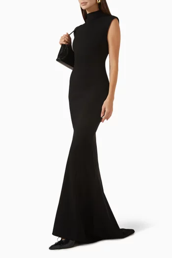 La Robe Alba Dress in Compact Crepe Jersey