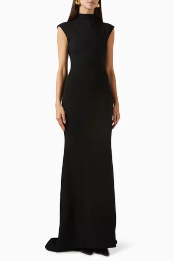 La Robe Alba Dress in Compact Crepe Jersey