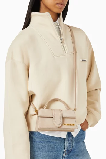 Le Grand Bambino Shoulder Bag in Suede