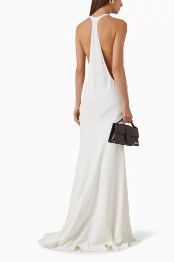 Le Grand Bambino Shoulder Bag in Python-embossed Leather