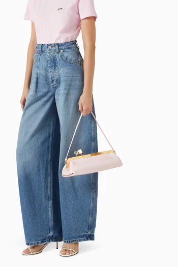 Small La Pochette Salon Shoulder Bag in Leather