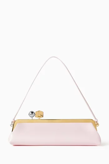 Small La Pochette Salon Shoulder Bag in Leather