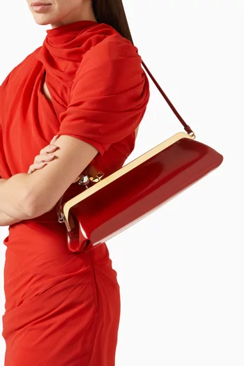 Small La Pochette Salon Shoulder Bag in Leather